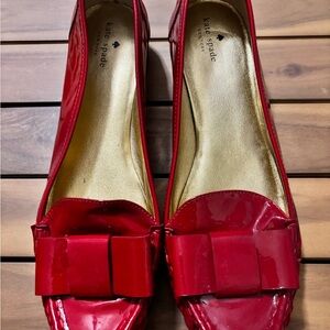 Kate Spade Red Bow Flats